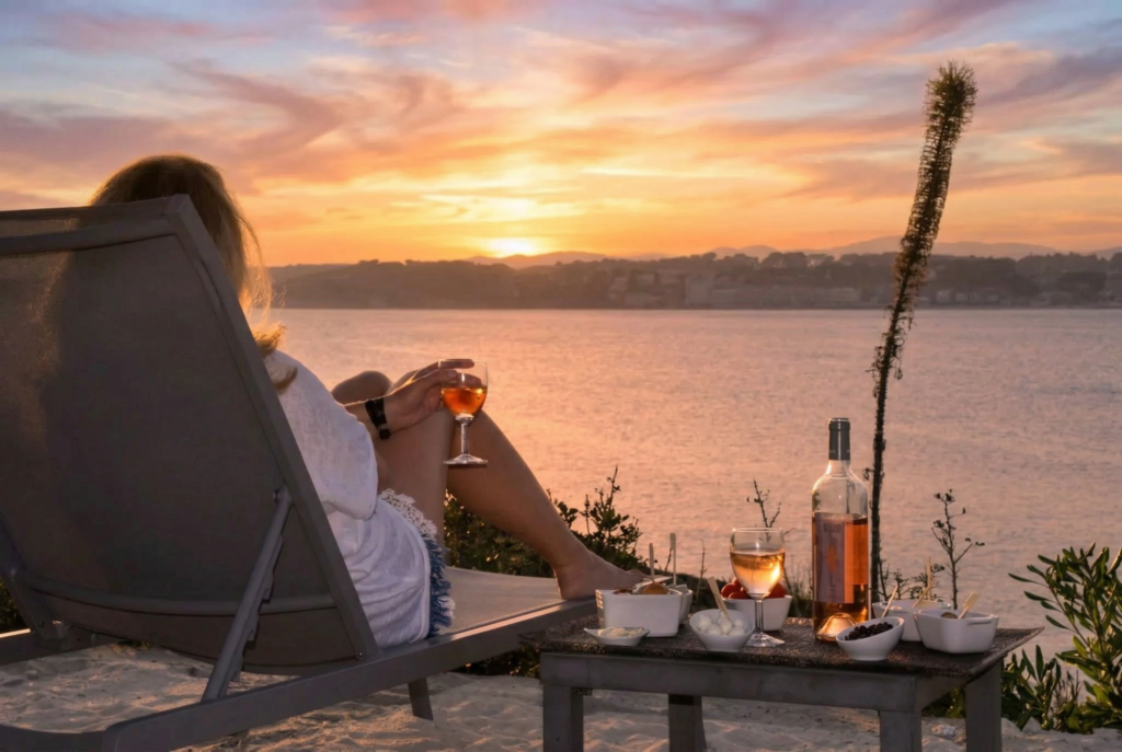 Location chambre d'hotes dans le var avec couché de soleil